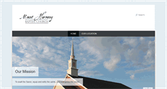 Desktop Screenshot of mtharmonybaptist.com