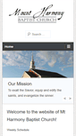 Mobile Screenshot of mtharmonybaptist.com